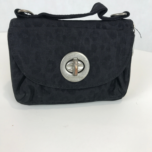 🌴 Baggallini black cross body mini bag - Picture 1 of 4